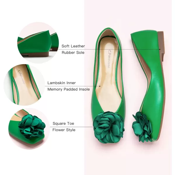 C.Paravano Women's Flats | Square Toe Shoes for Women | Womens Flat Shoes | Flat Shoes Women