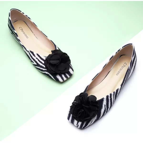 C.Paravano Women's Flats | Square Toe Shoes for Women | Womens Flat Shoes | Flat Shoes Women