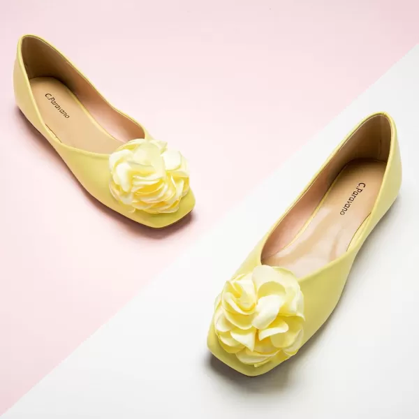 C.Paravano Women's Flats | Square Toe Shoes for Women | Womens Flat Shoes | Flat Shoes Women