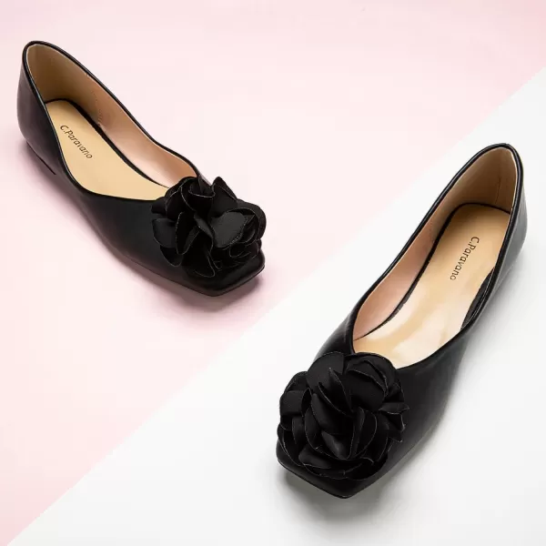 C.Paravano Women's Flats | Square Toe Shoes for Women | Womens Flat Shoes | Flat Shoes Women