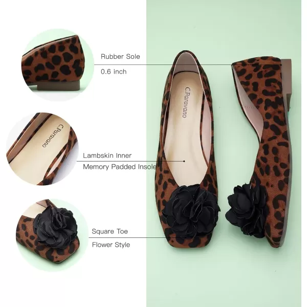 C.Paravano Women's Flats | Square Toe Shoes for Women | Womens Flat Shoes | Flat Shoes Women
