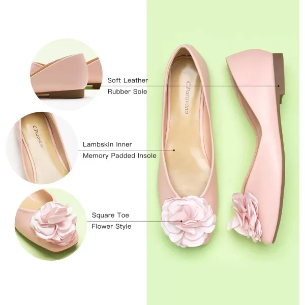 C.Paravano Women's Flats | Square Toe Shoes for Women | Womens Flat Shoes | Flat Shoes Women