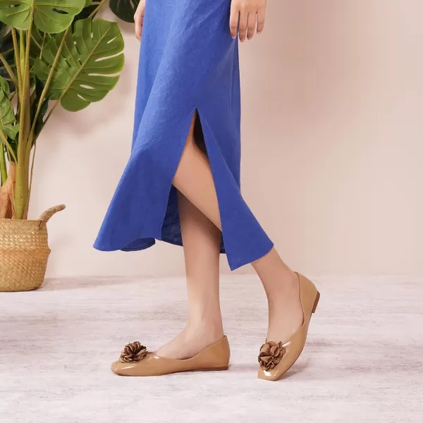 C.Paravano Women's Flats | Square Toe Shoes for Women | Womens Flat Shoes | Flat Shoes Women