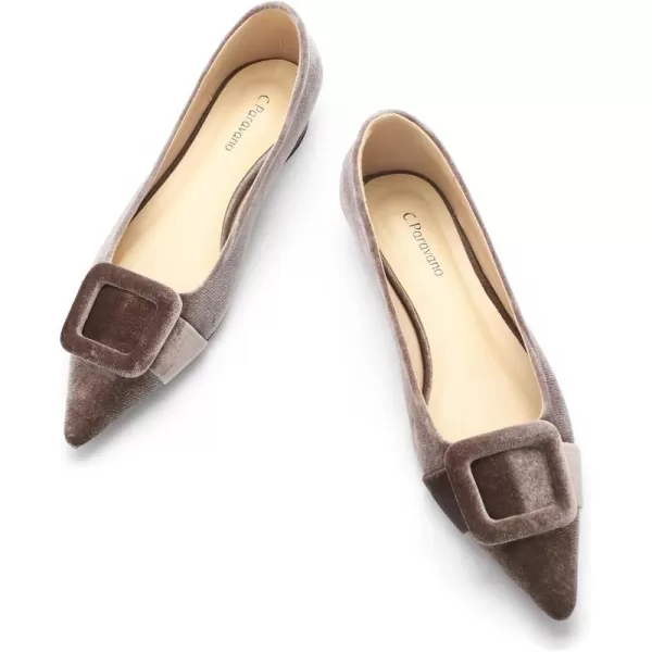C.Paravano Flat Shoes | Leather Flats for Women | Pointed Toe Flats | Women Flat Shoes | Ballet for Women Shoes | Work Flats for Women