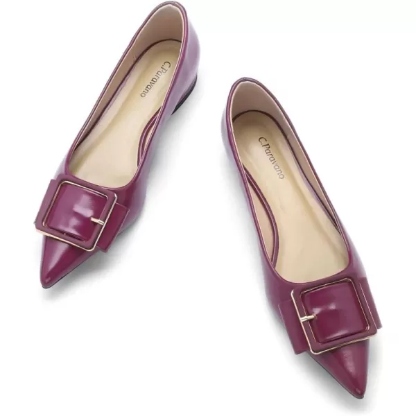 C.Paravano Flat Shoes | Leather Flats for Women | Pointed Toe Flats | Women Flat Shoes | Ballet for Women Shoes | Work Flats for Women