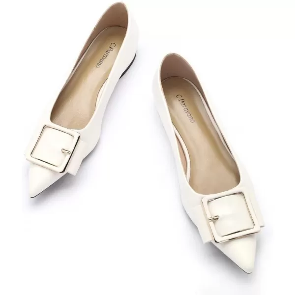C.Paravano Flat Shoes | Leather Flats for Women | Pointed Toe Flats | Women Flat Shoes | Ballet for Women Shoes | Work Flats for Women