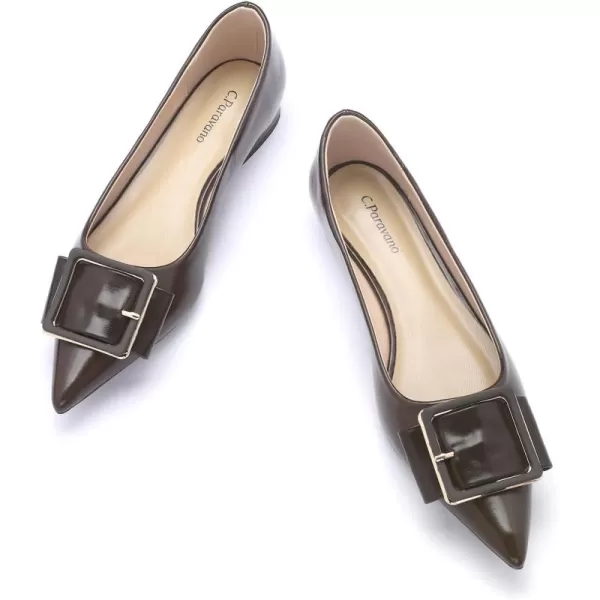 C.Paravano Flat Shoes | Leather Flats for Women | Pointed Toe Flats | Women Flat Shoes | Ballet for Women Shoes | Work Flats for Women