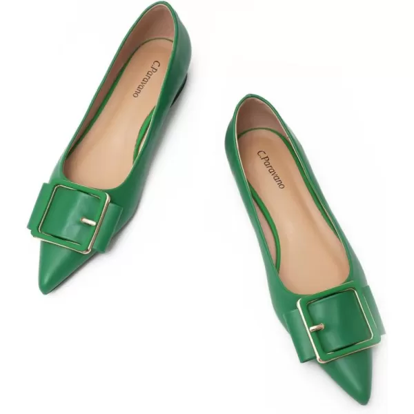 C.Paravano Flat Shoes | Leather Flats for Women | Pointed Toe Flats | Women Flat Shoes | Ballet for Women Shoes | Work Flats for Women