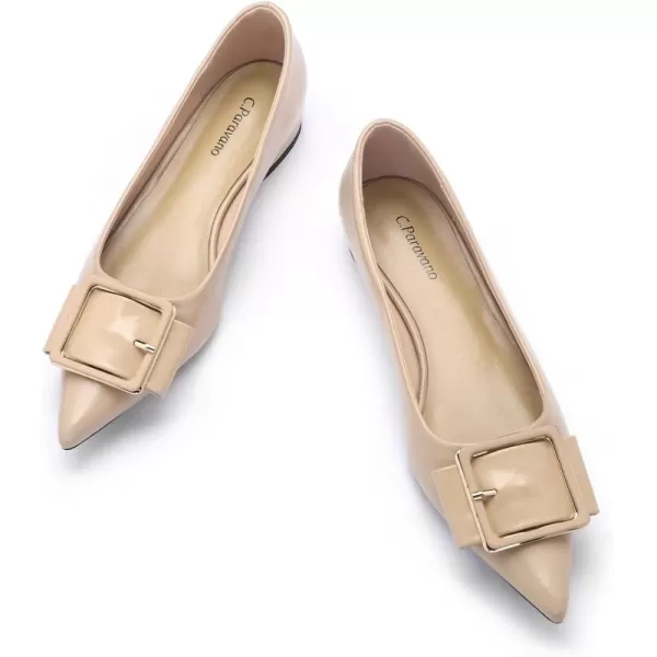 C.Paravano Flat Shoes | Leather Flats for Women | Pointed Toe Flats | Women Flat Shoes | Ballet for Women Shoes | Work Flats for Women