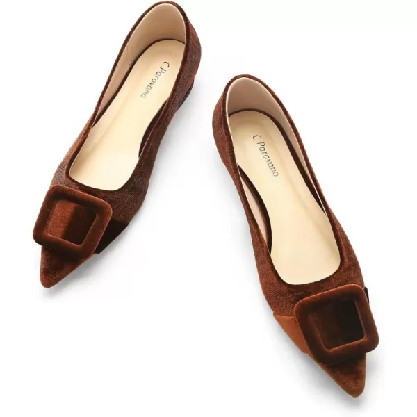 C.Paravano Flat Shoes | Leather Flats for Women | Pointed Toe Flats | Women Flat Shoes | Ballet for Women Shoes | Work Flats for Women