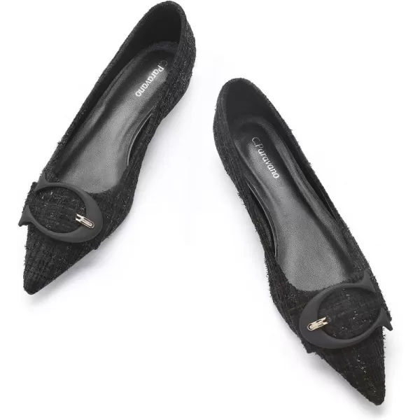 C.Paravano Flat Shoes for Women | Ballet Shoes | Pointed Toe Flats | Leather Flats for Women | Comfortable Slip on Women's Flats | Work Flats for Women