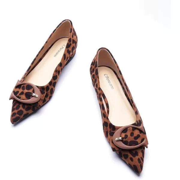 C.Paravano Flat Shoes for Women | Ballet Shoes | Pointed Toe Flats | Leather Flats for Women | Comfortable Slip on Women's Flats | Work Flats for Women