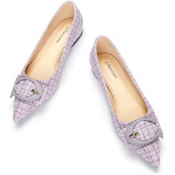 C.Paravano Flat Shoes for Women | Ballet Shoes | Pointed Toe Flats | Leather Flats for Women | Comfortable Slip on Women's Flats | Work Flats for Women