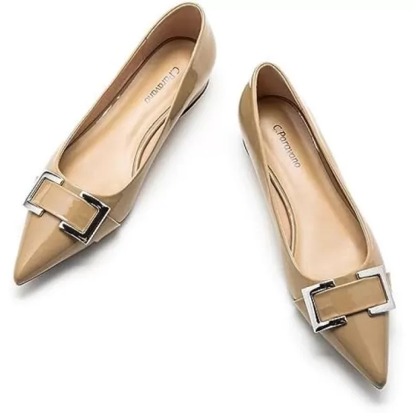 C.Paravano Flats for Women | Women's Flats | Slip on Flats | Ballet Flats for Women | Pointed Toe Flats | Womens Dressy Flats