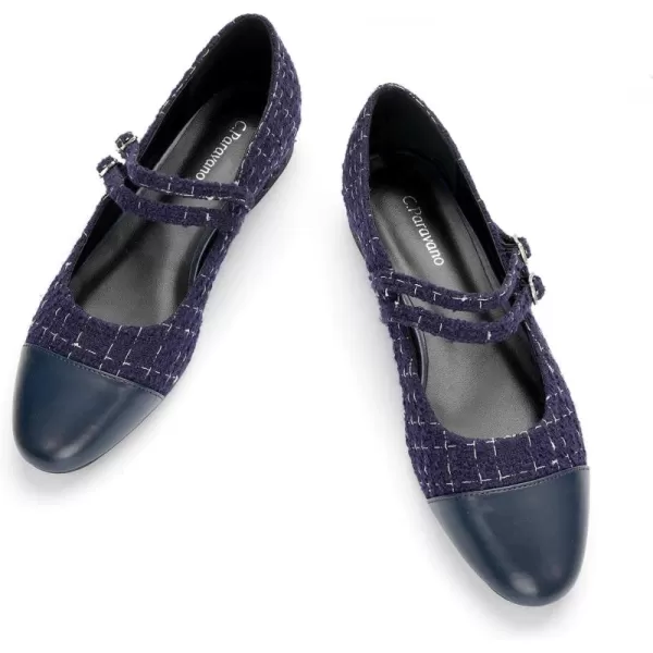C.Paravano Mary Jane Shoes for Women | Women's Flats | Round Toe Mary Jane Flats | Dress Flats Shoes | Women Slip On Ballet Flats