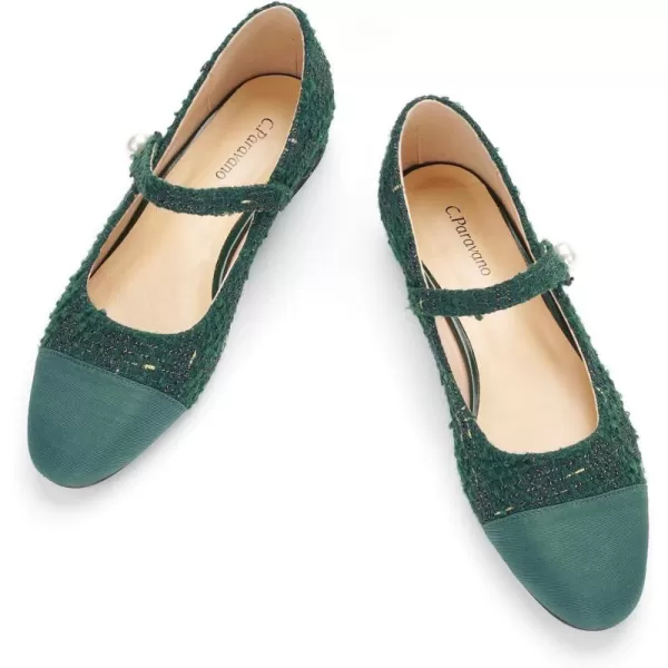 C.Paravano Mary Jane Shoes for Women | Women's Flats | Round Toe Mary Jane Flats | Dress Flats Shoes | Women Slip On Ballet Flats