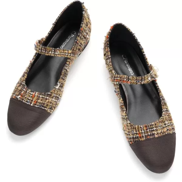 C.Paravano Mary Jane Shoes for Women | Women's Flats | Round Toe Mary Jane Flats | Dress Flats Shoes | Women Slip On Ballet Flats