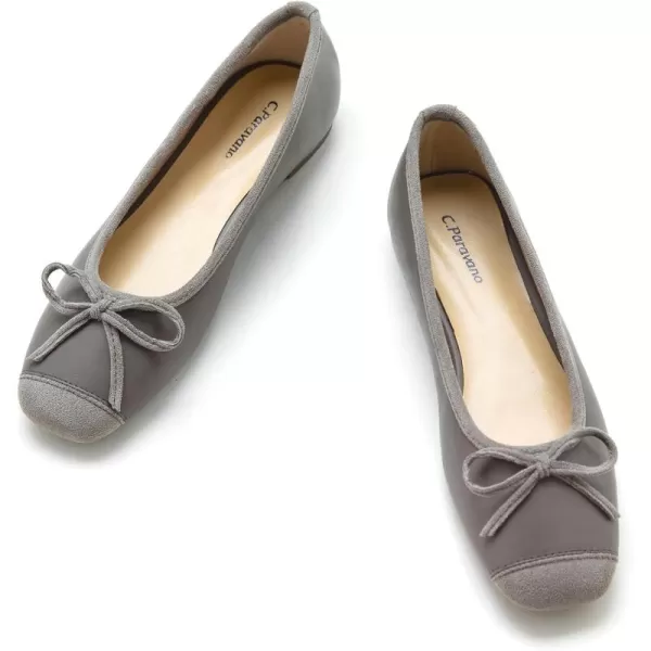 C.Paravano Women's Flats | Ballet Flats for Women | Flat Shoes | Dressy Shoes for Women | Round Toe Flats | Soft Leather Shoes Women