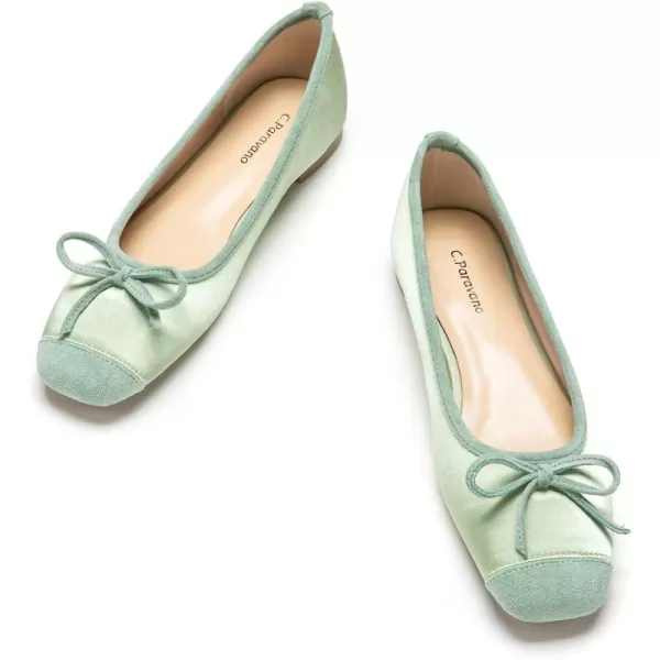 C.Paravano Women's Flats | Ballet Flats for Women | Flat Shoes | Dressy Shoes for Women | Round Toe Flats | Soft Leather Shoes Women