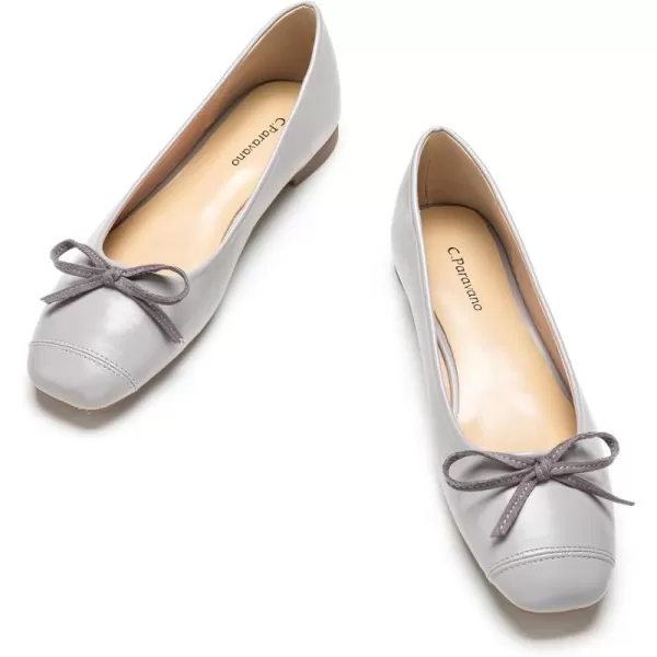 C.Paravano Women's Flats | Ballet Flats for Women | Flat Shoes | Dressy Shoes for Women | Round Toe Flats | Soft Leather Shoes Women