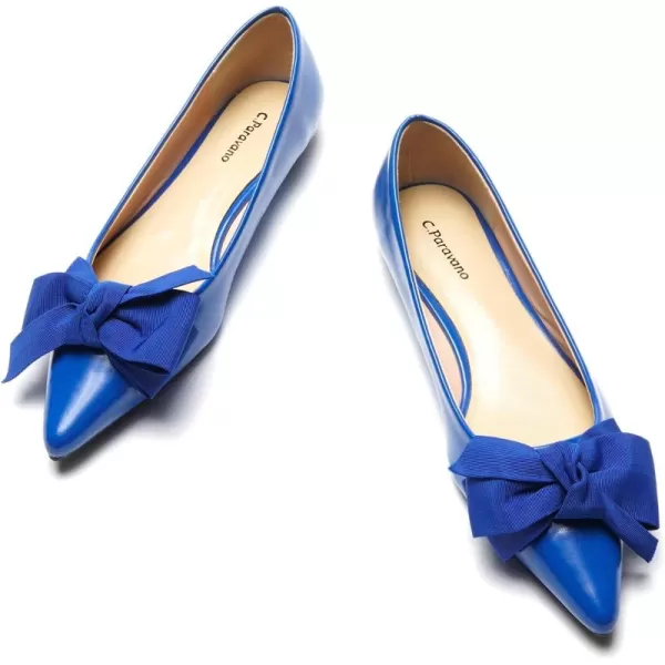 C.Paravano Women's Flats I Ballet Flats for Women I Pointed Toe Flats for Women I Bow Knot Flats Shoes Women I Slip on Flats