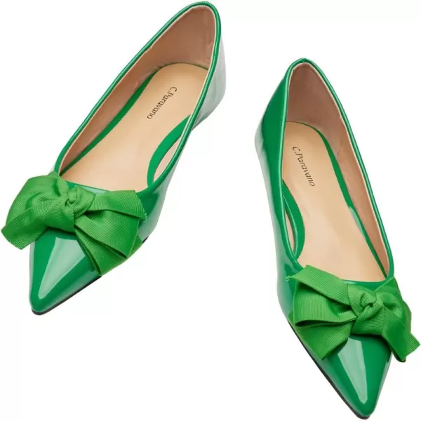 C.Paravano Women's Flats I Ballet Flats for Women I Pointed Toe Flats for Women I Bow Knot Flats Shoes Women I Slip on Flats