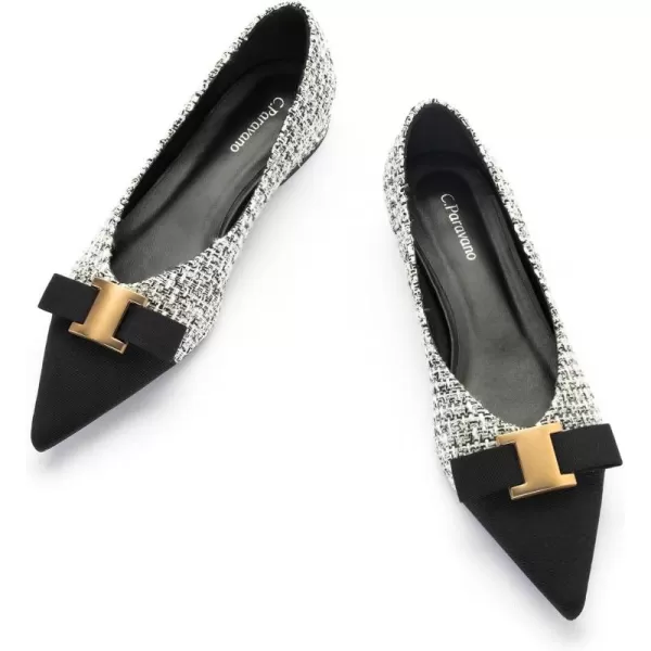 C.Paravano Women’s Flats I Flat for Women Leather I Pointed Toe Flats I Ballet Flats for Women I Slip on Dressy Flats