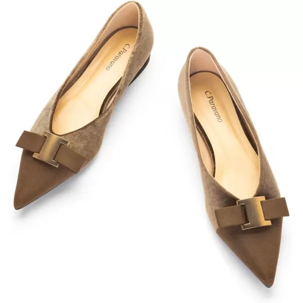 C.Paravano Women’s Flats I Flat for Women Leather I Pointed Toe Flats I Ballet Flats for Women I Slip on Dressy Flats