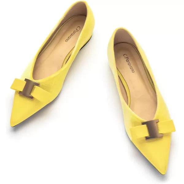 C.Paravano Women’s Flats I Flat for Women Leather I Pointed Toe Flats I Ballet Flats for Women I Slip on Dressy Flats