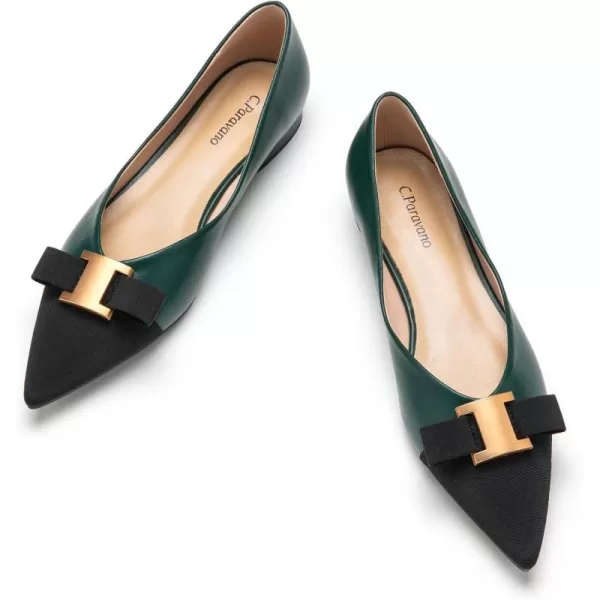 C.Paravano Women’s Flats I Flat for Women Leather I Pointed Toe Flats I Ballet Flats for Women I Slip on Dressy Flats