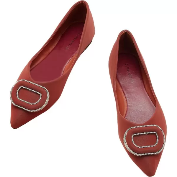 C.Paravano Women’s Flats I Slip on Ballet Flats I Pointed Toe Flats for Women I Two Tone Flats I Leather Flats Shoes Women I Womens Designer Flats