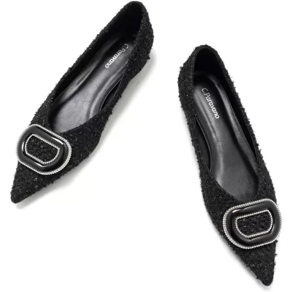 C.Paravano Women’s Flats I Slip on Ballet Flats I Pointed Toe Flats for Women I Two Tone Flats I Leather Flats Shoes Women I Womens Designer Flats