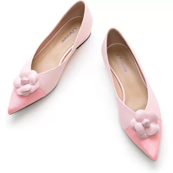 C.Paravano Women’s Flats I Slip on Ballet Flats I Pointed Toe Flats for Women I Two Tone Flats I Leather Flats Shoes Women I Womens Designer Flats