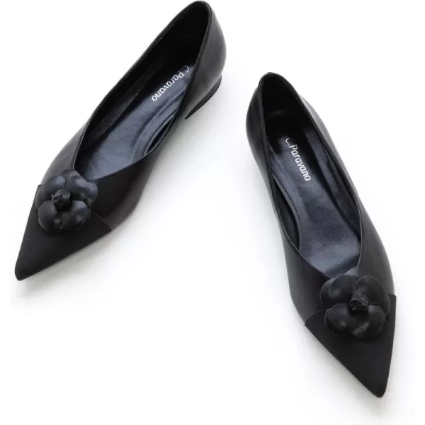 C.Paravano Women’s Flats I Slip on Ballet Flats I Pointed Toe Flats for Women I Two Tone Flats I Leather Flats Shoes Women I Womens Designer Flats