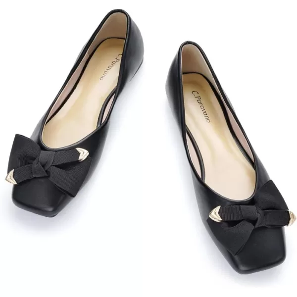 C.Paravano Women's Flats | Square Toe Flats for Women | Flat Shoes | Womens Ballet Flats | Slip On Dress Flats