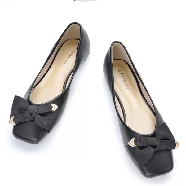 C.Paravano Women's Flats | Square Toe Flats for Women | Flat Shoes | Womens Ballet Flats | Slip On Dress Flats