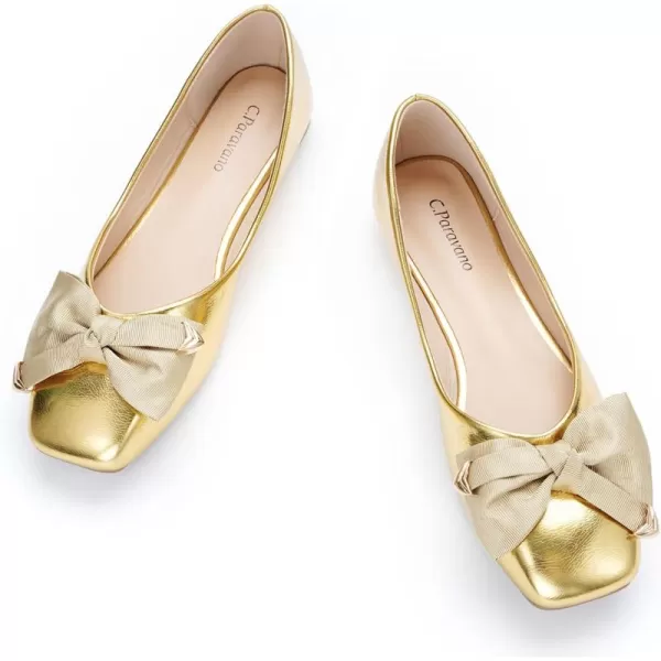 C.Paravano Women's Flats | Square Toe Flats for Women | Flat Shoes | Womens Ballet Flats | Slip On Dress Flats