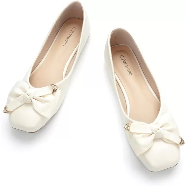 C.Paravano Women's Flats | Square Toe Flats for Women | Flat Shoes | Womens Ballet Flats | Slip On Dress Flats