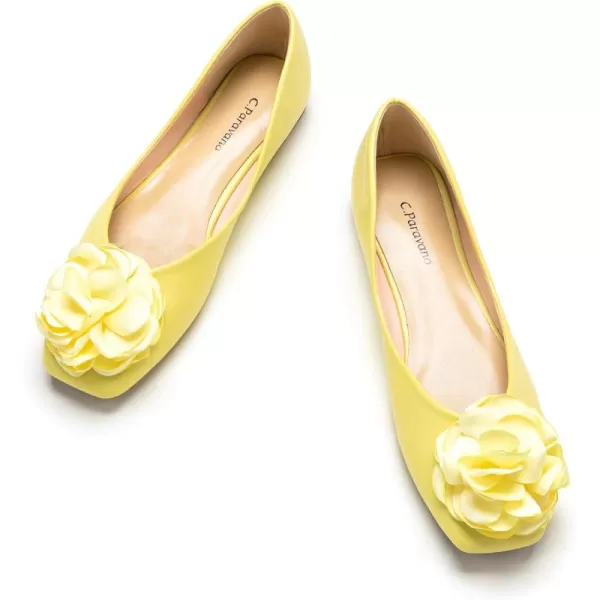 C.Paravano Women's Flats | Square Toe Shoes for Women | Womens Flat Shoes | Flat Shoes Women