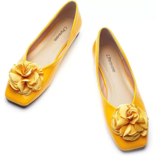 C.Paravano Women's Flats | Square Toe Shoes for Women | Womens Flat Shoes | Flat Shoes Women