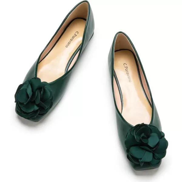 C.Paravano Women's Flats | Square Toe Shoes for Women | Womens Flat Shoes | Flat Shoes Women