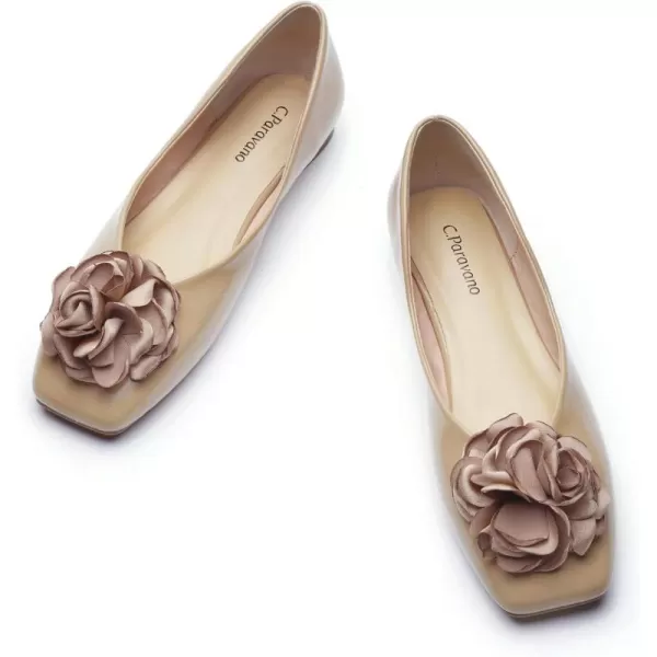 C.Paravano Women's Flats | Square Toe Shoes for Women | Womens Flat Shoes | Flat Shoes Women