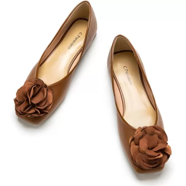 C.Paravano Women's Flats | Square Toe Shoes for Women | Womens Flat Shoes | Flat Shoes Women