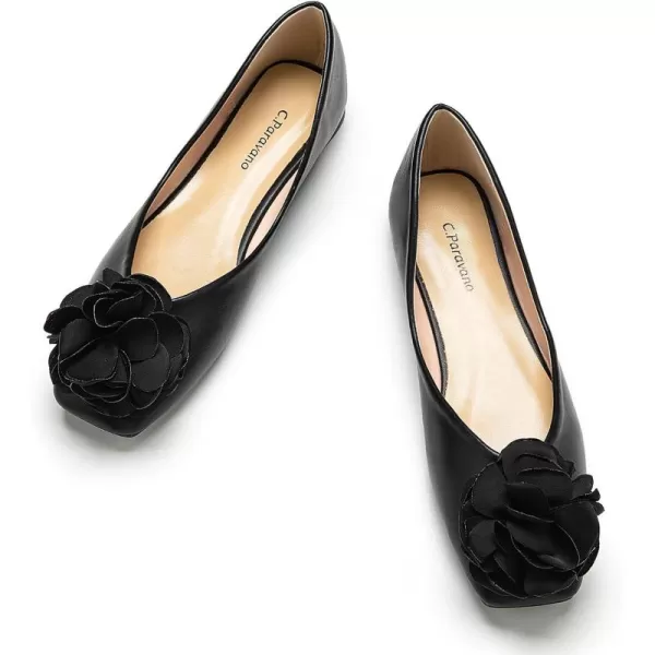 C.Paravano Women's Flats | Square Toe Shoes for Women | Womens Flat Shoes | Flat Shoes Women