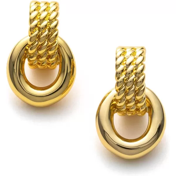 C.Paravano Earrings for Women | Hoop Earrings | Drop Earrings | Dangle Earrings for Women | Gold Earrings Womens