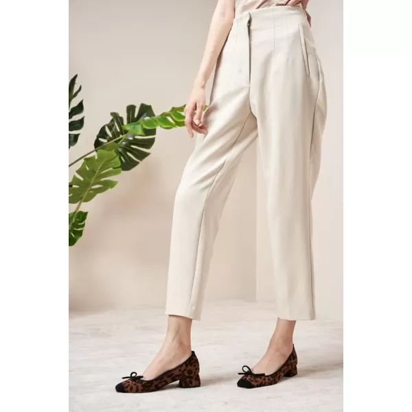 C.Paravano Women's Pump | Square Toe Low Block Heels | Closed Toe Chunky Heels | Leather Low Heel Pumps | Dress Wedding Shoes
