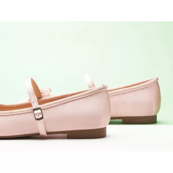 C.Paravano Mary Jane Shoes Women | Bowknot Flats for Women | Ballet Flats for Women | Square Toe Flats with Strap | Womens Flats Dressy