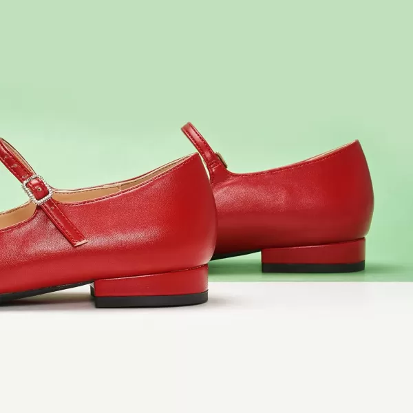 C.Paravano Mary Jane Shoes for Women | Womens Round Toe Flats | Mary Jane Flats | Women's Strap Shoes