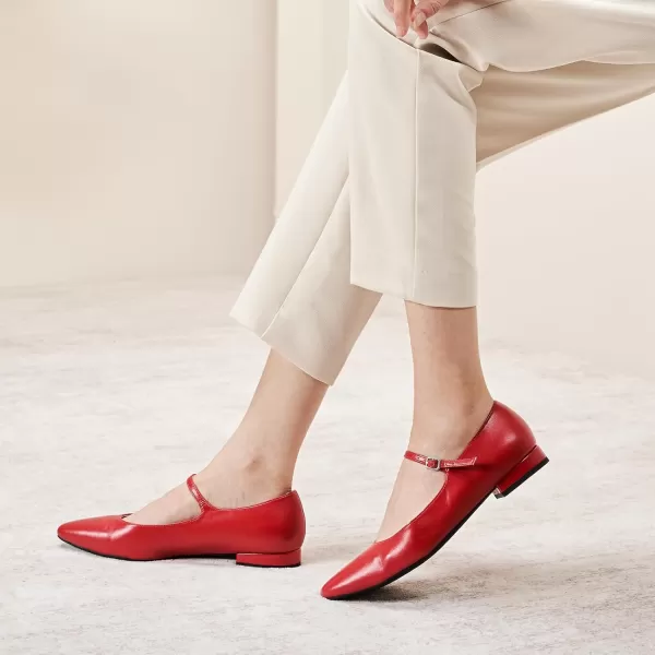 C.Paravano Mary Jane Shoes for Women | Womens Round Toe Flats | Mary Jane Flats | Women's Strap Shoes