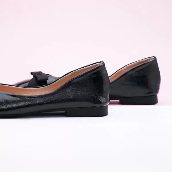 C.Paravano Women's Flats | Ballet Flats Shoes for Women | Square Toe Flats| Bowknot Comfortable Casual Dressy Women Shoes